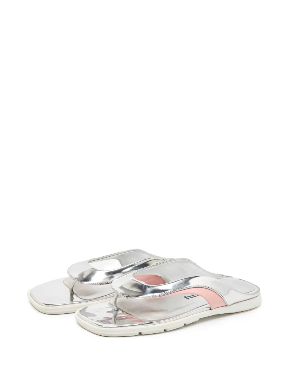 Miu Miu Pre-Owned leather sandals | Image 2