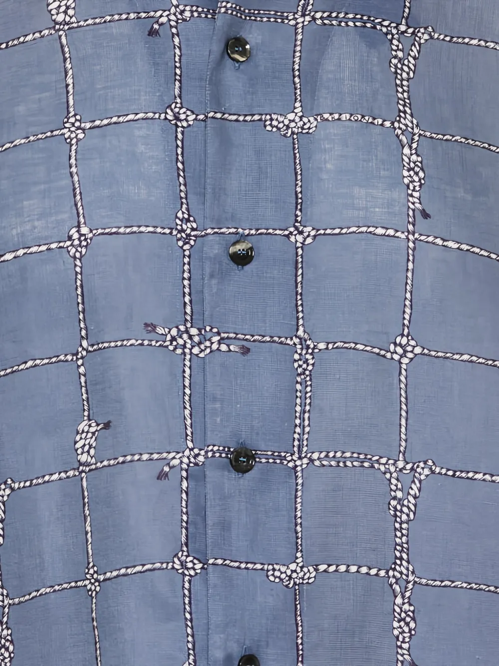 Brioni Geknoopt overhemd Blauw