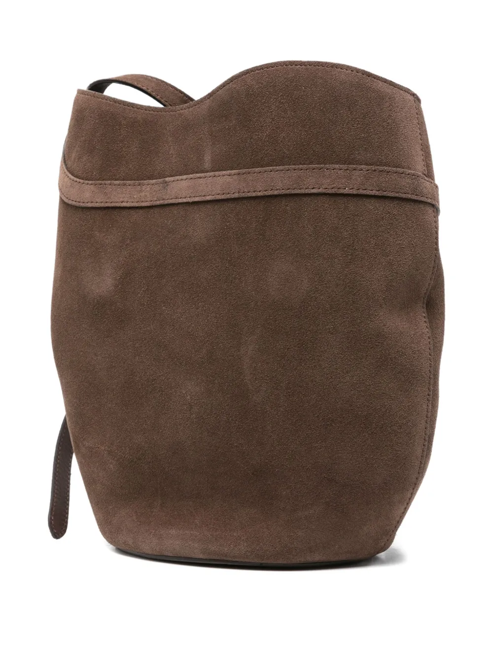  Liffner Suede Bucket Bag - Brown 