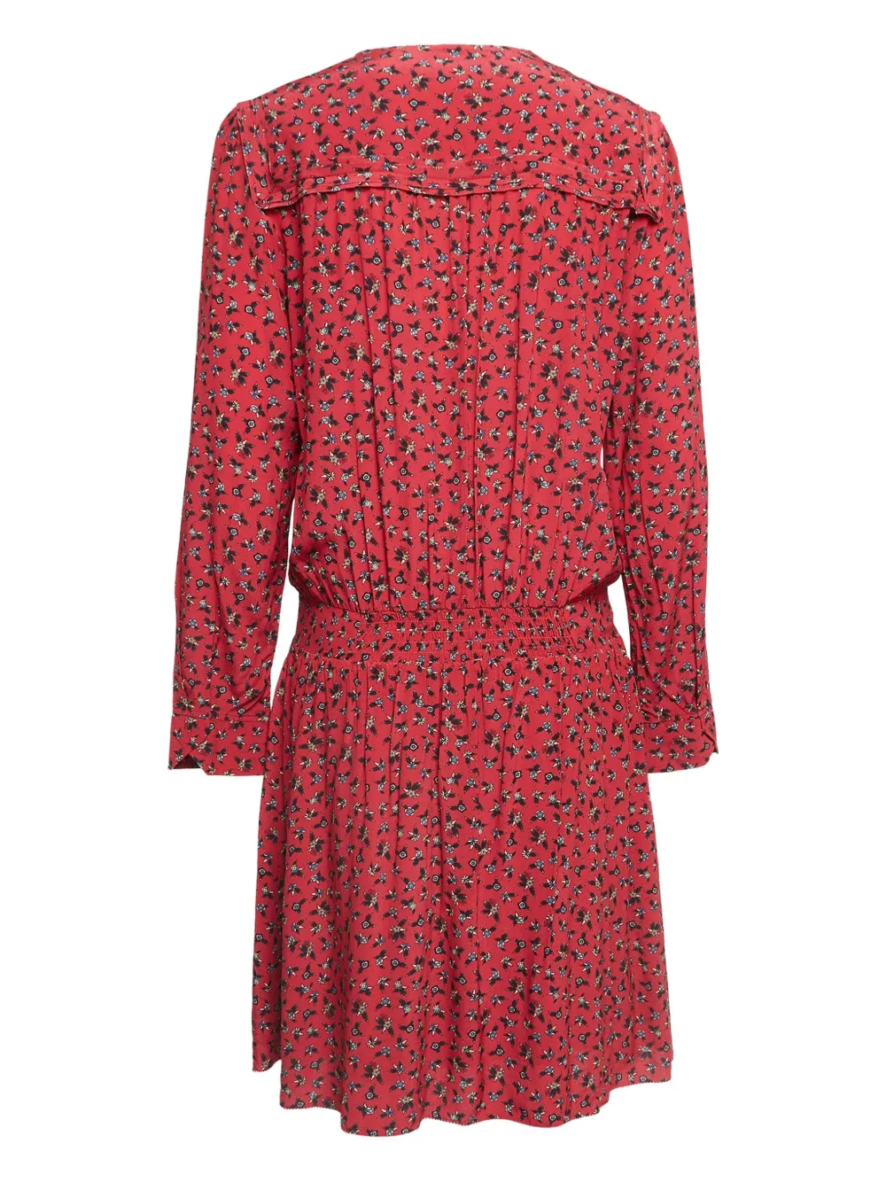 Zadig&Voltaire Remus Liberty jurk met bloemenprint en lange mouwen - Rood