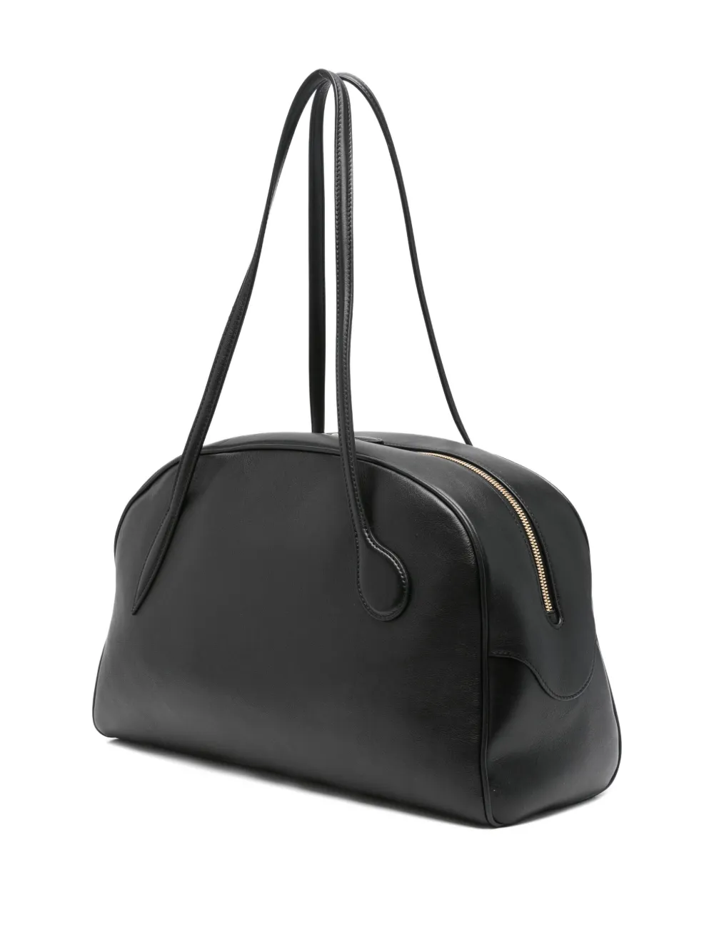 Liffner Leather Shoulder Bag In Black
