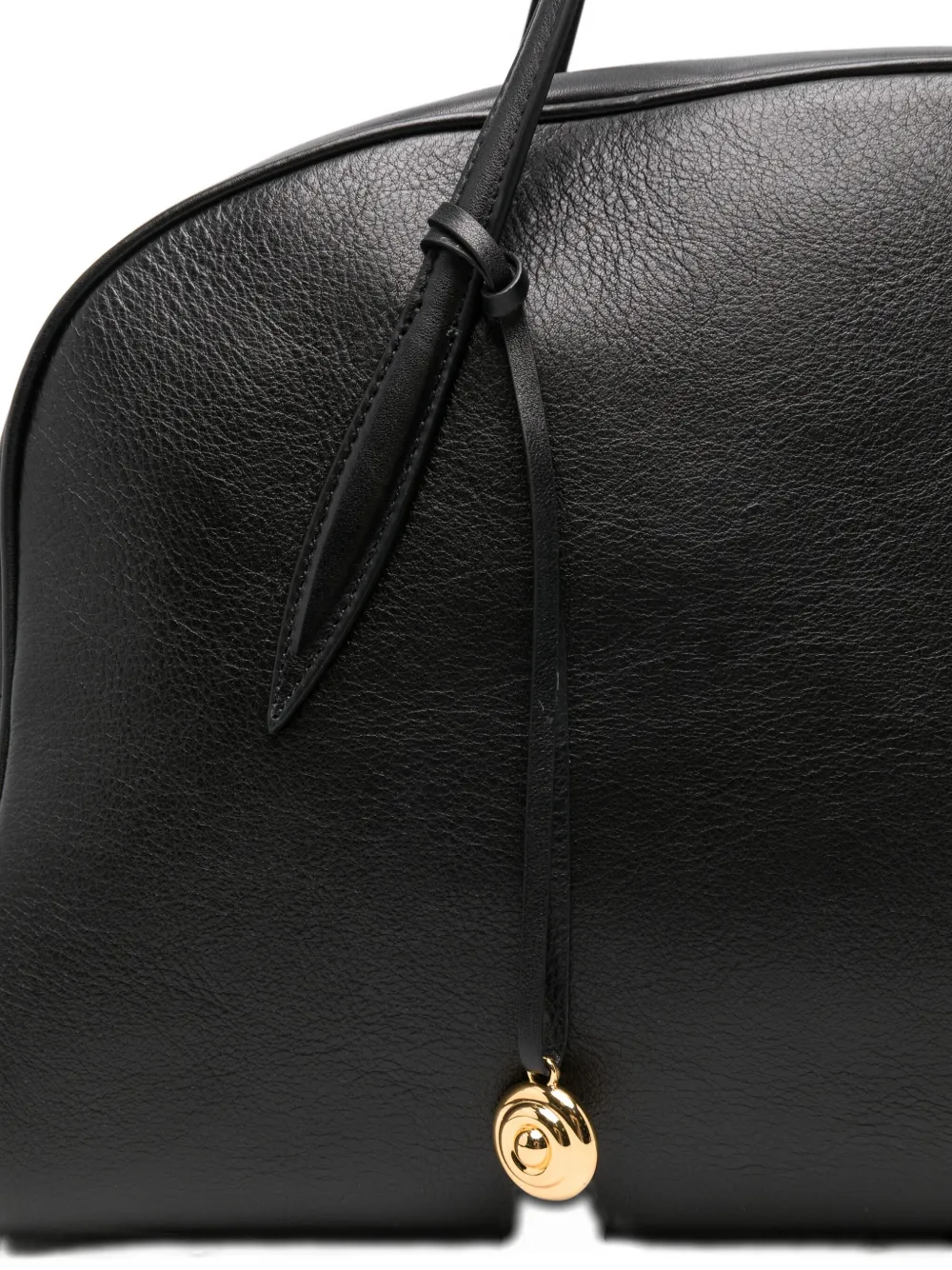 Liffner Leather Shoulder Bag In Black
