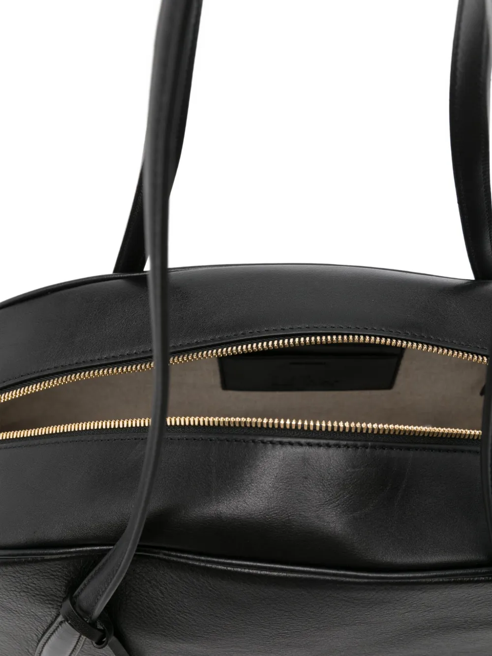 Liffner Leather Shoulder Bag In Black