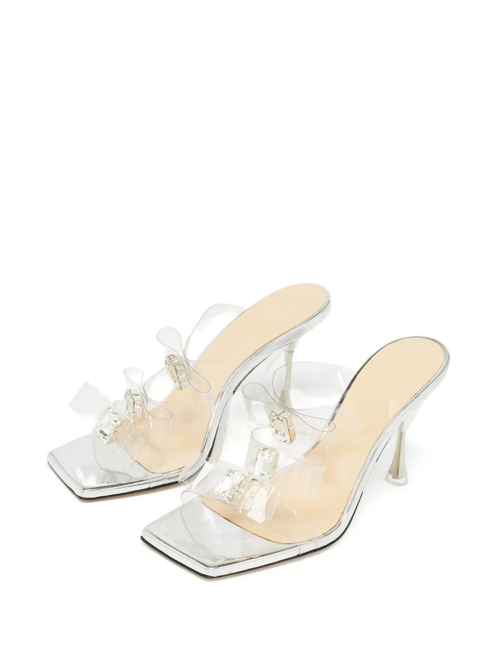 MACH & MACH pre-owned 90mm clear-straps sandals | Image 2