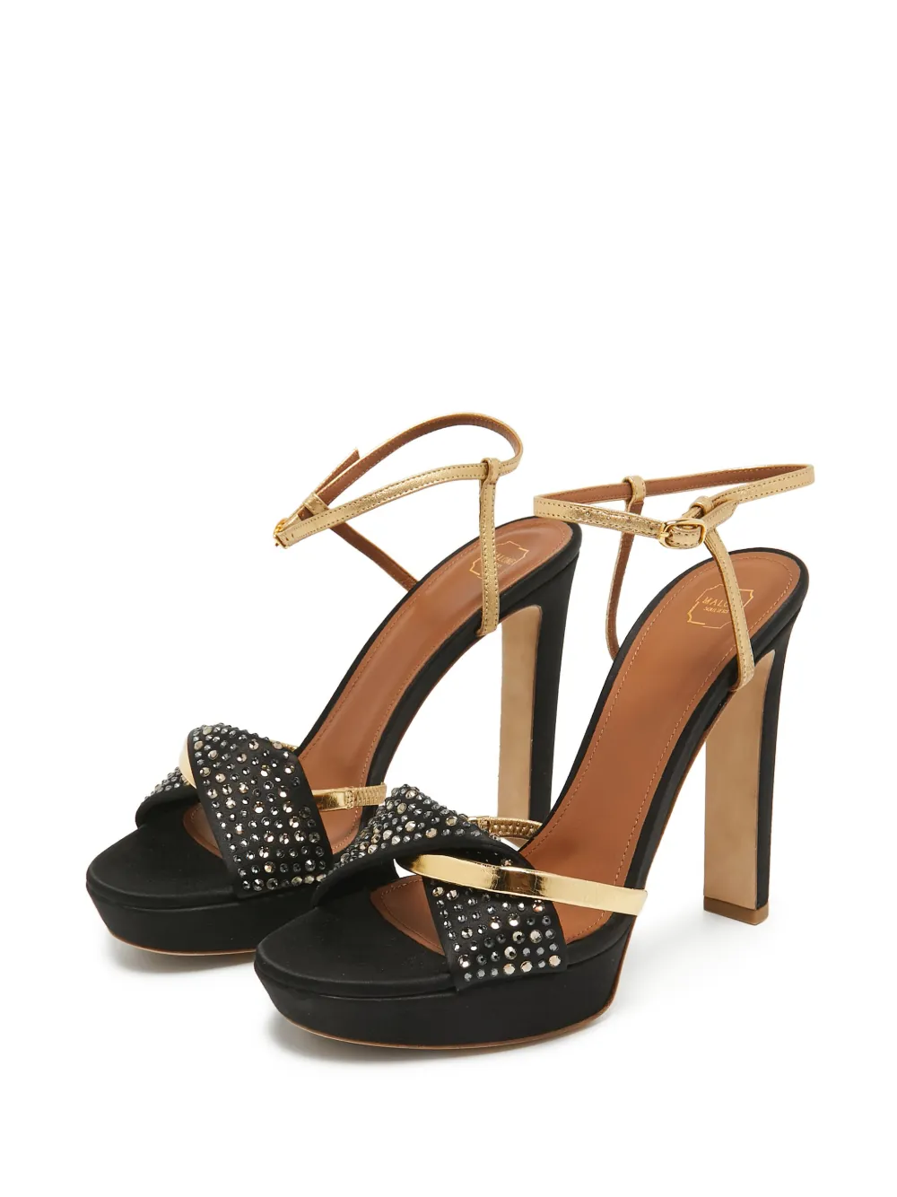 Malone Souliers pre-owned 135mm Lauren crystal-embellished sandals | Image 2
