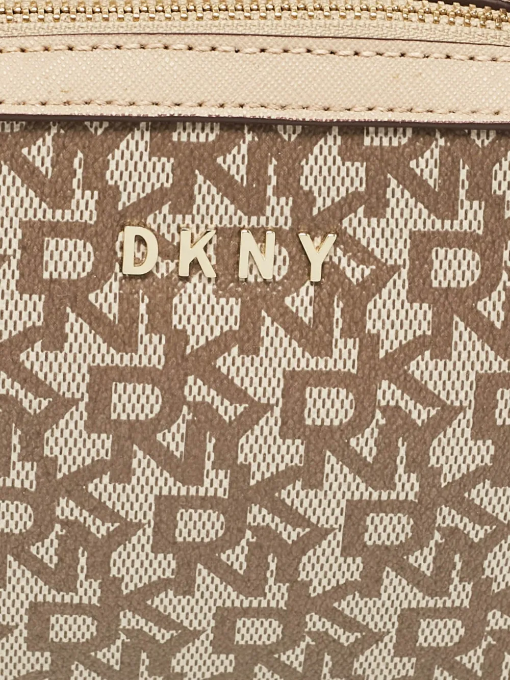 Pre-owned Dkny Vintage Monogram Shoulder Bag