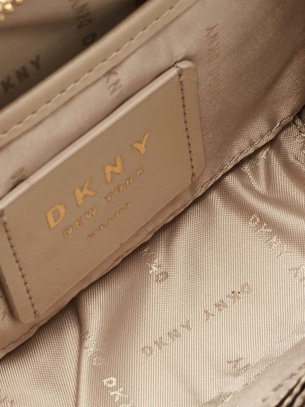 Pre-owned Dkny Vintage Monogram Shoulder Bag
