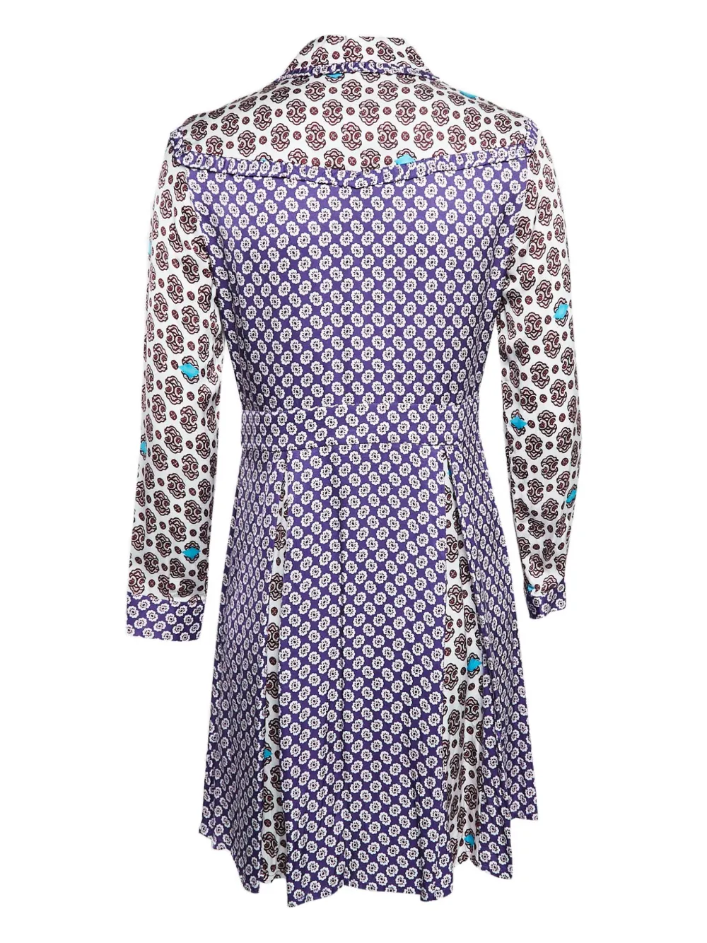 Maje Pre-owned mini-jurk met bloemenprint - Paars