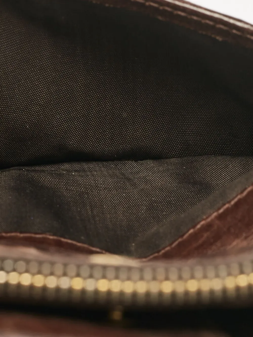 Pre-owned Miu Miu Matelassé Leather Wallet In Brown