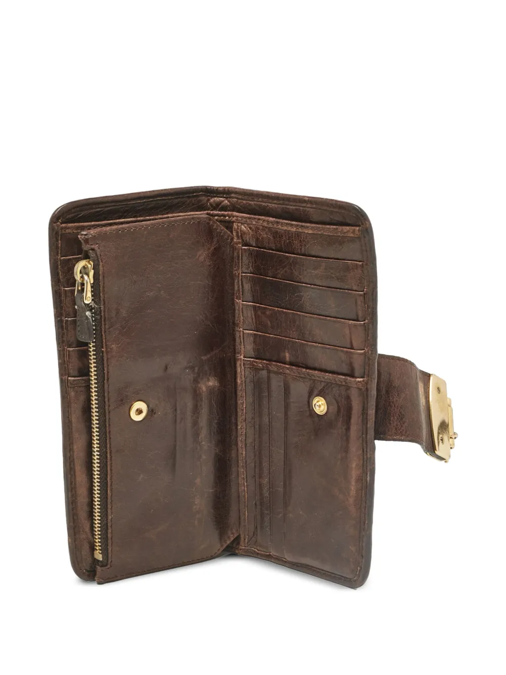 Miu Miu Pre-Owned matelassé leather wallet | Pre-Owned | Image 2