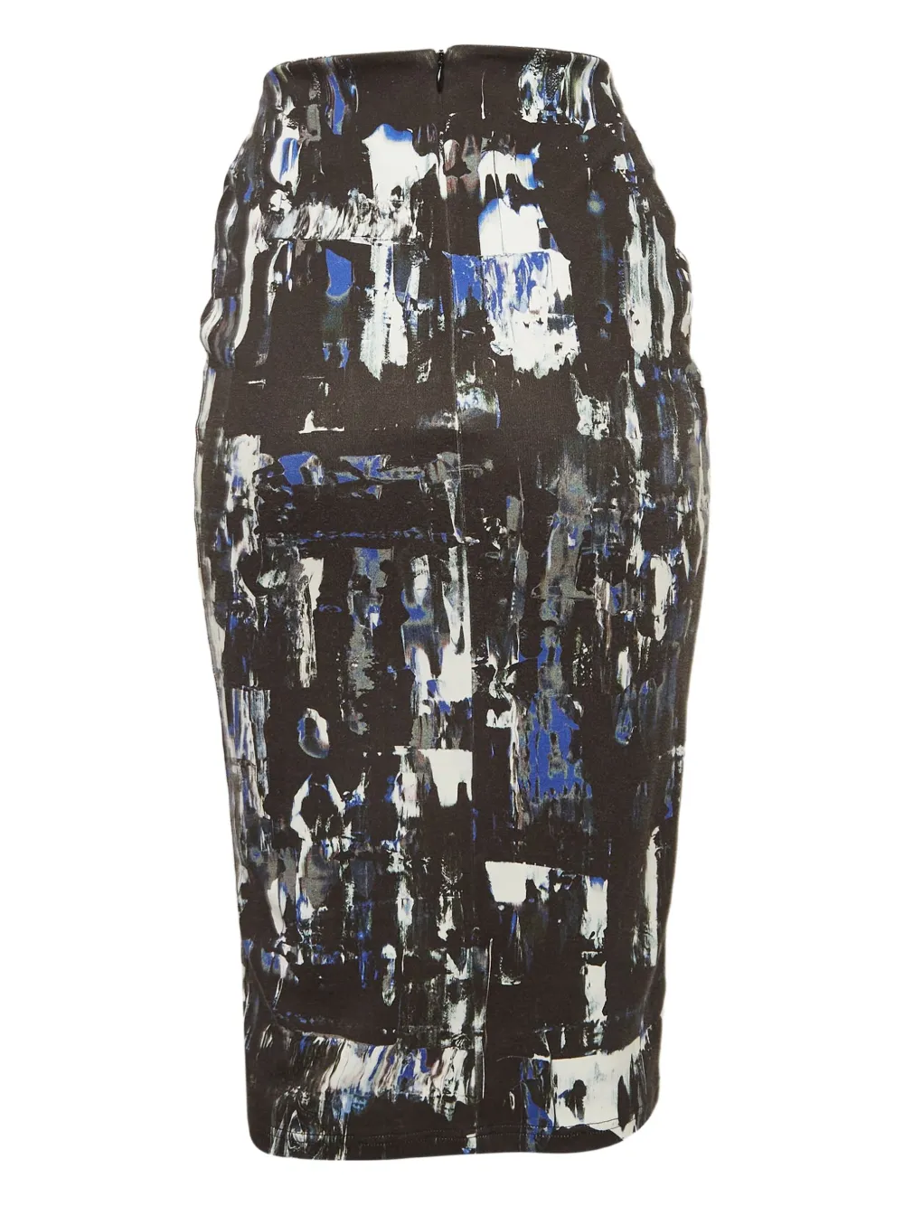 Alexander McQueen Pre-Owned abstract-print midi skirt | Image 2