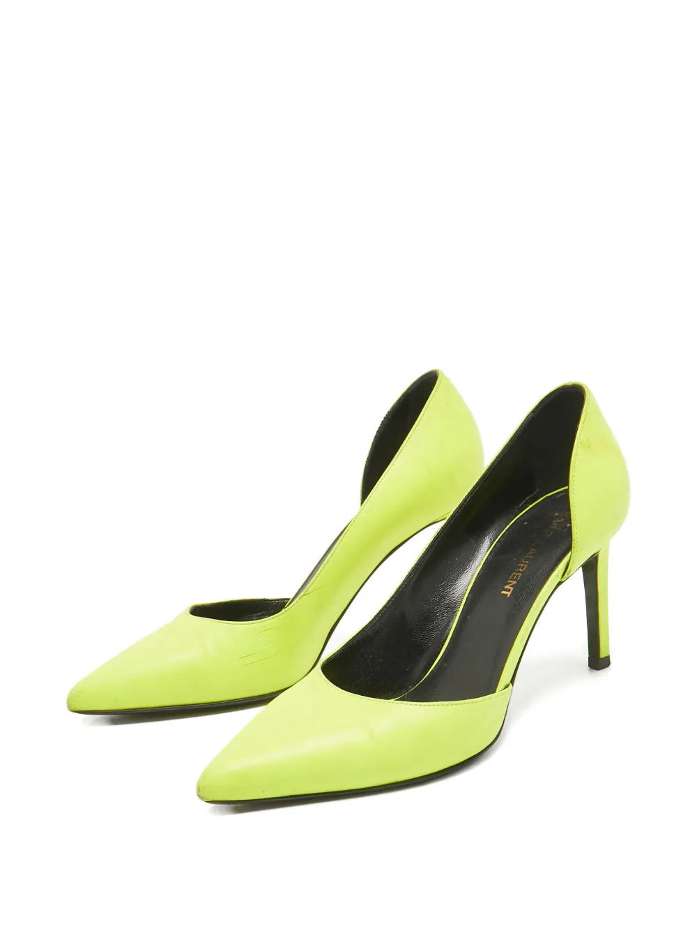 Saint Laurent Pre-Owned leather pumps | Green | Image 1
