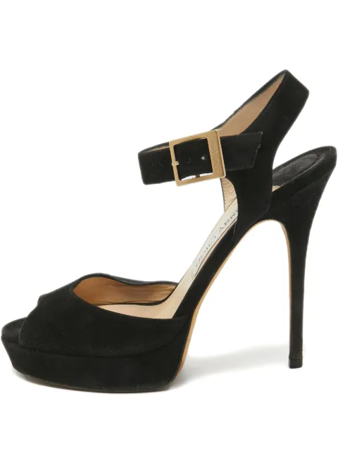 Jimmy Choo Pre-Owned suede heeled sandals