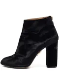 Charlotte Olympia 105mm velvet heeled boots - Black