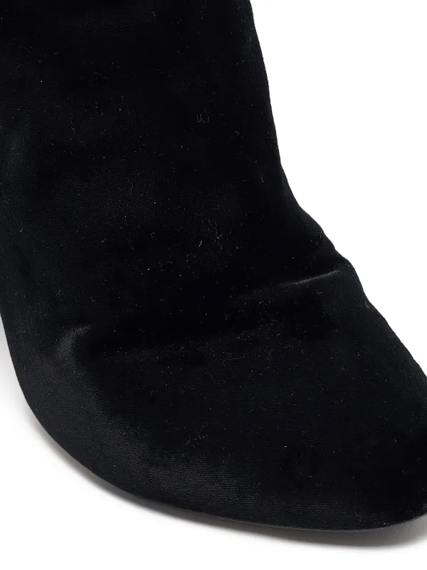Charlotte Olympiaベルベットシューズ Charlotte Olympia ベルベット ブーツ 105mm | ブラック