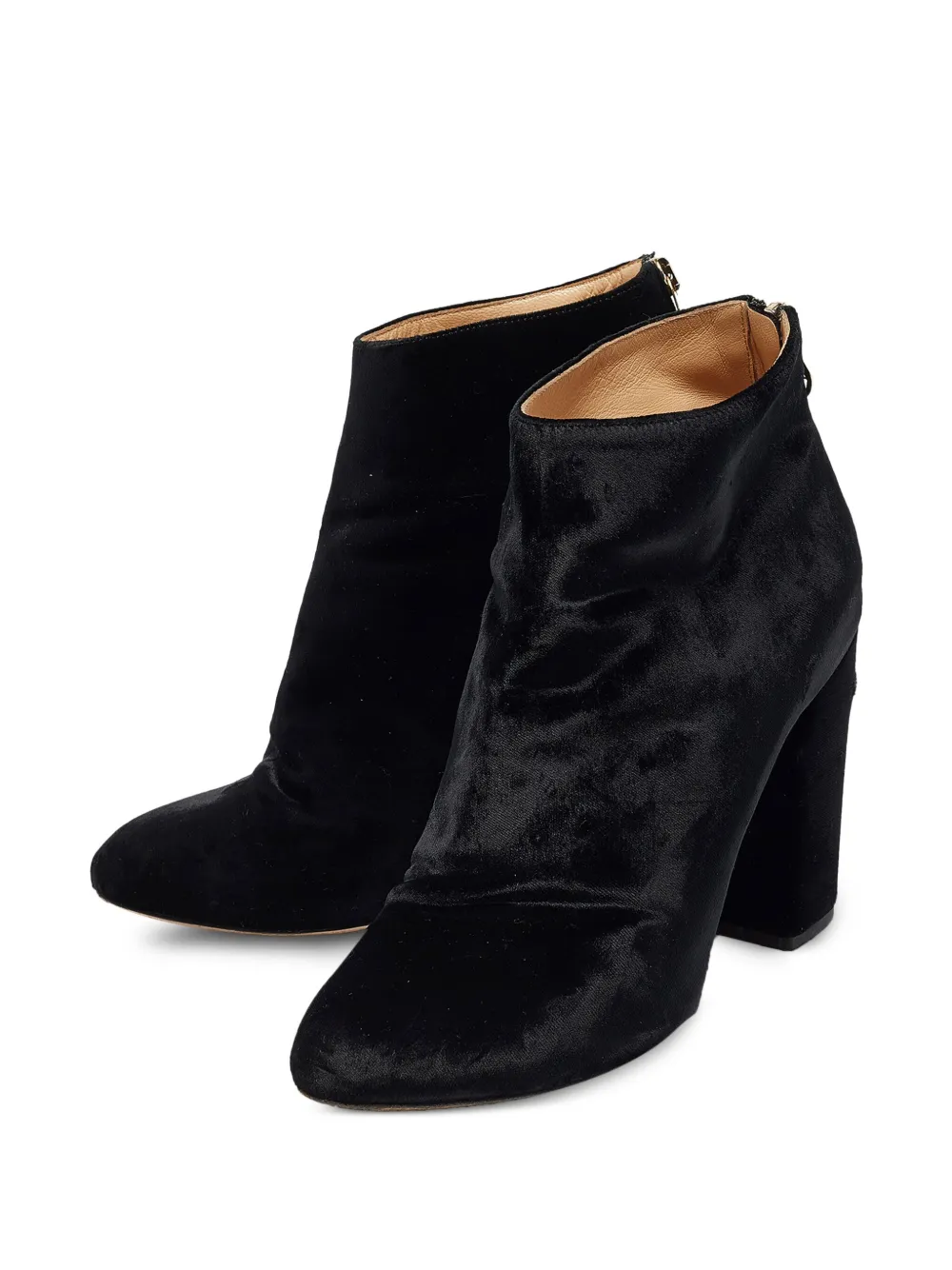 Charlotte Olympia 105mm velvet heeled boots | Image 2
