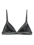 Maison Close Splash triangle bikini top - Black