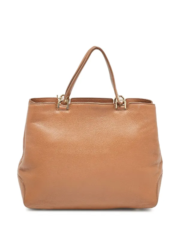 Michael Kors Vintage Leather Tote Bag Brown FARFETCH - Main Image