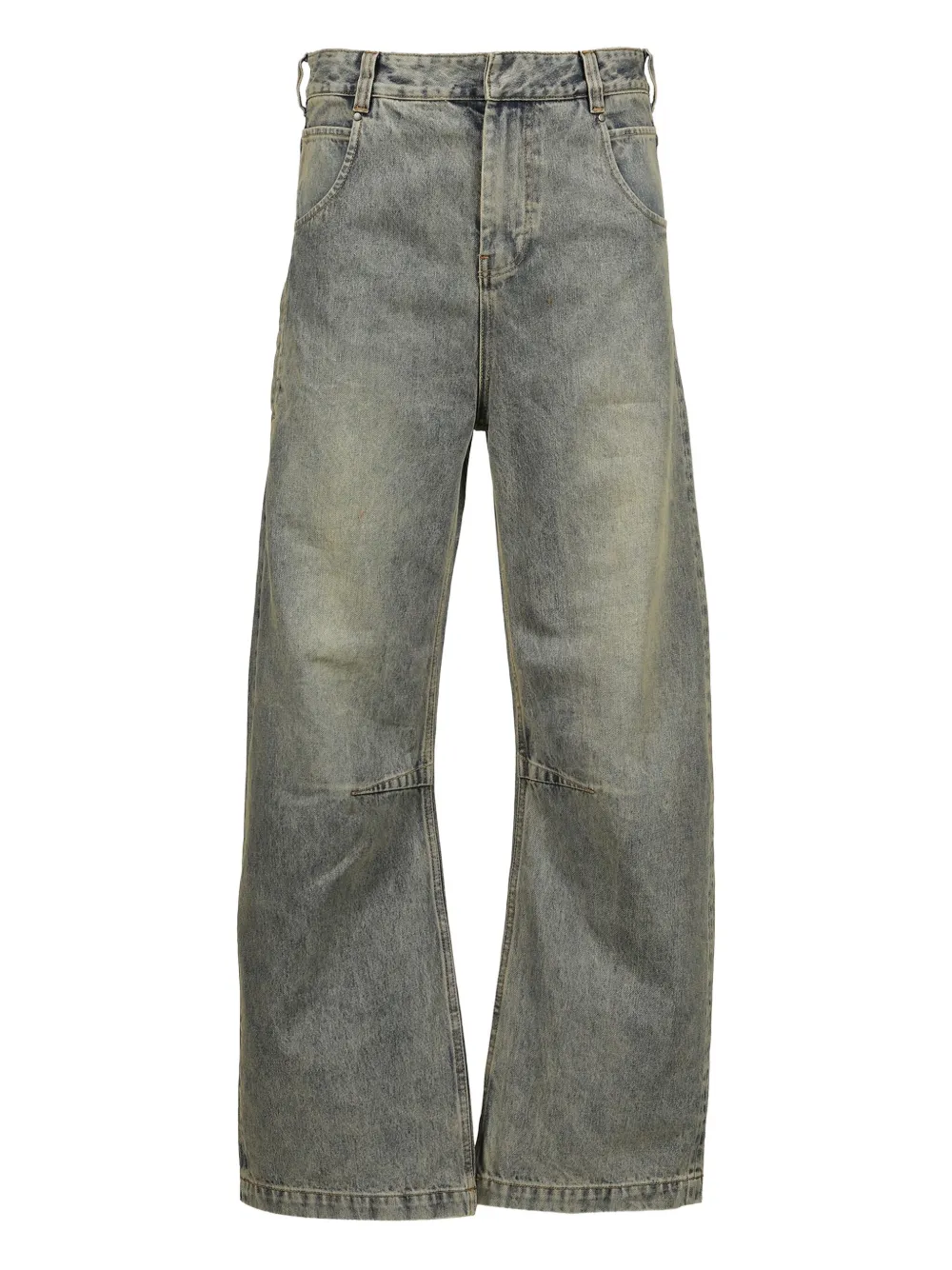ENTIRE STUDIOS Jeans met wijde pijpen Grijs