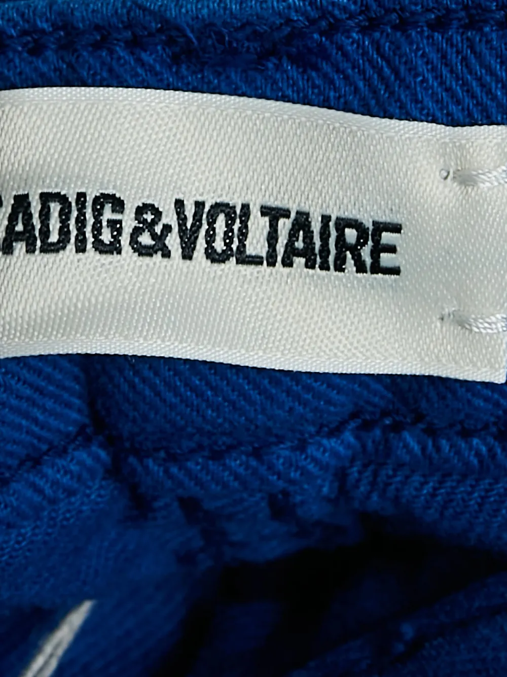 Zadig&Voltaire Eva Cher denim broek met rits - Blauw