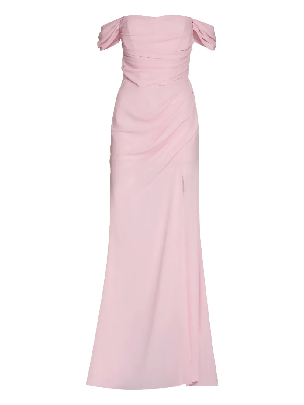 Giuseppe Di Morabito robe longue à épaules dénudées | rose | Image 1