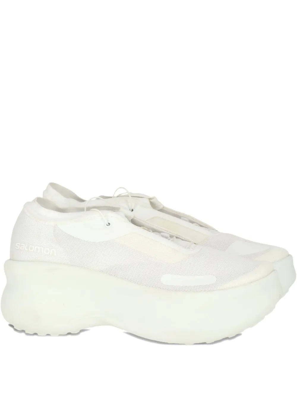Salomon x Comme Des Garçons lace-up platform sneakers White