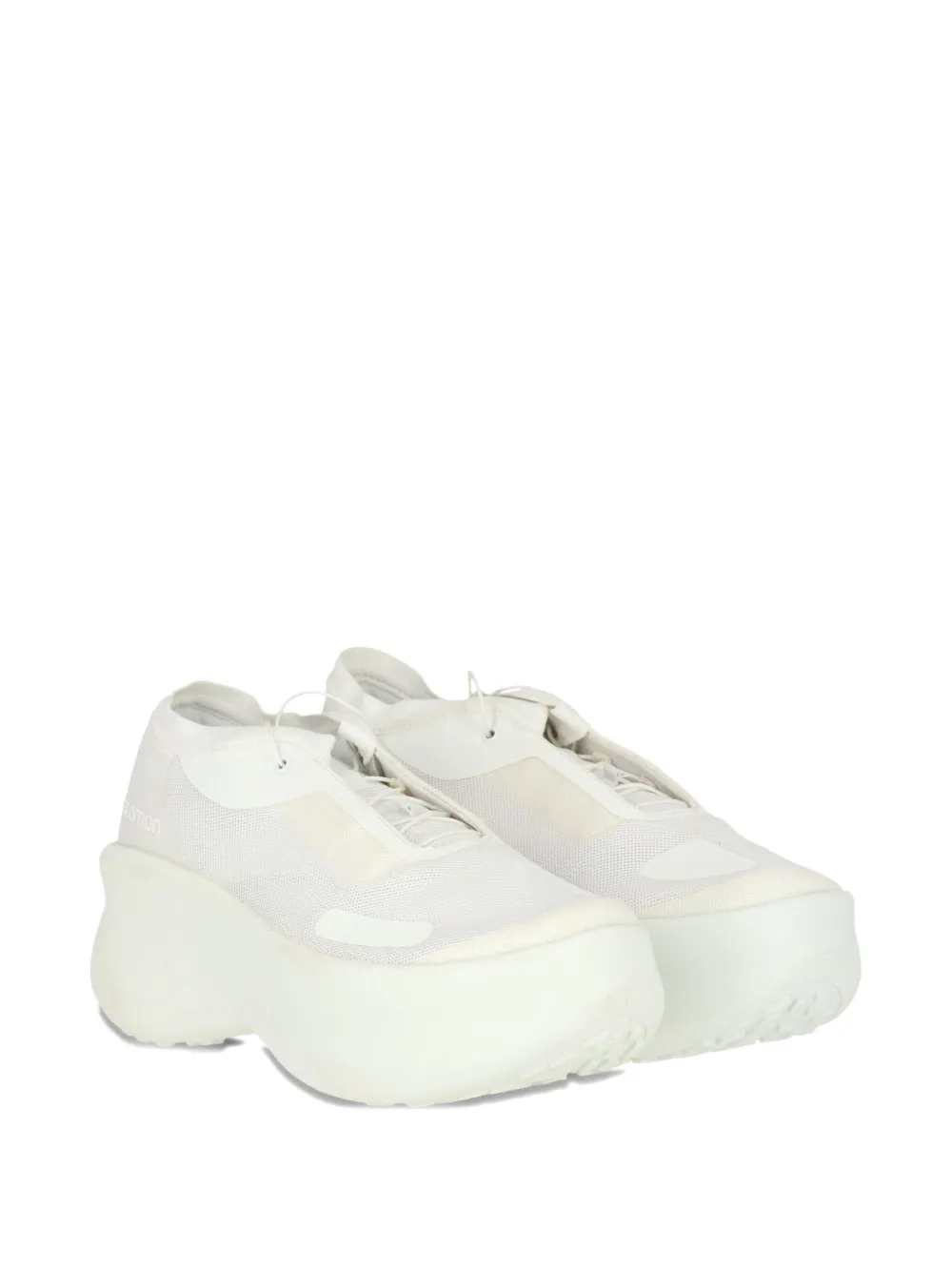 Salomon x Comme Des Garçons lace-up platform sneakers White