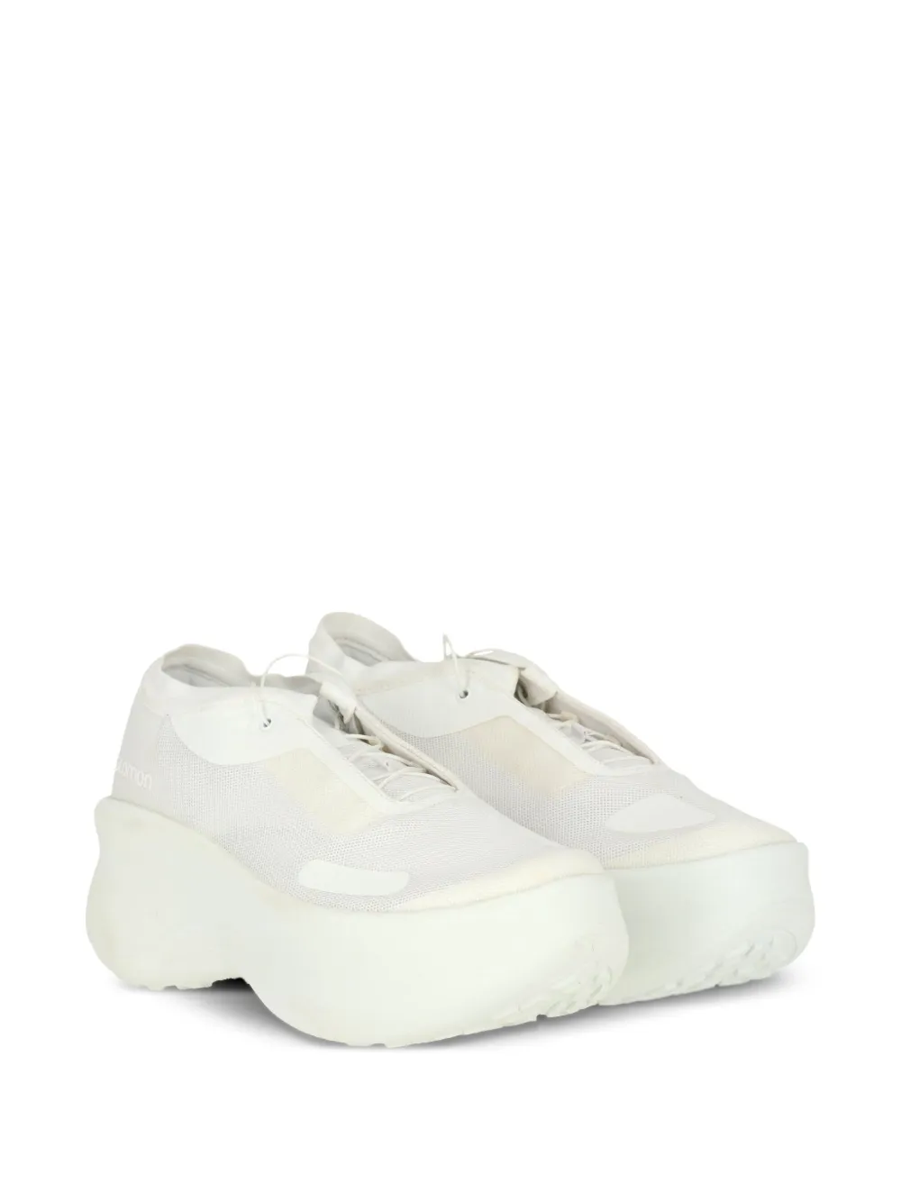 Salomon x Comme Des Garçons lace-up platform sneakers White