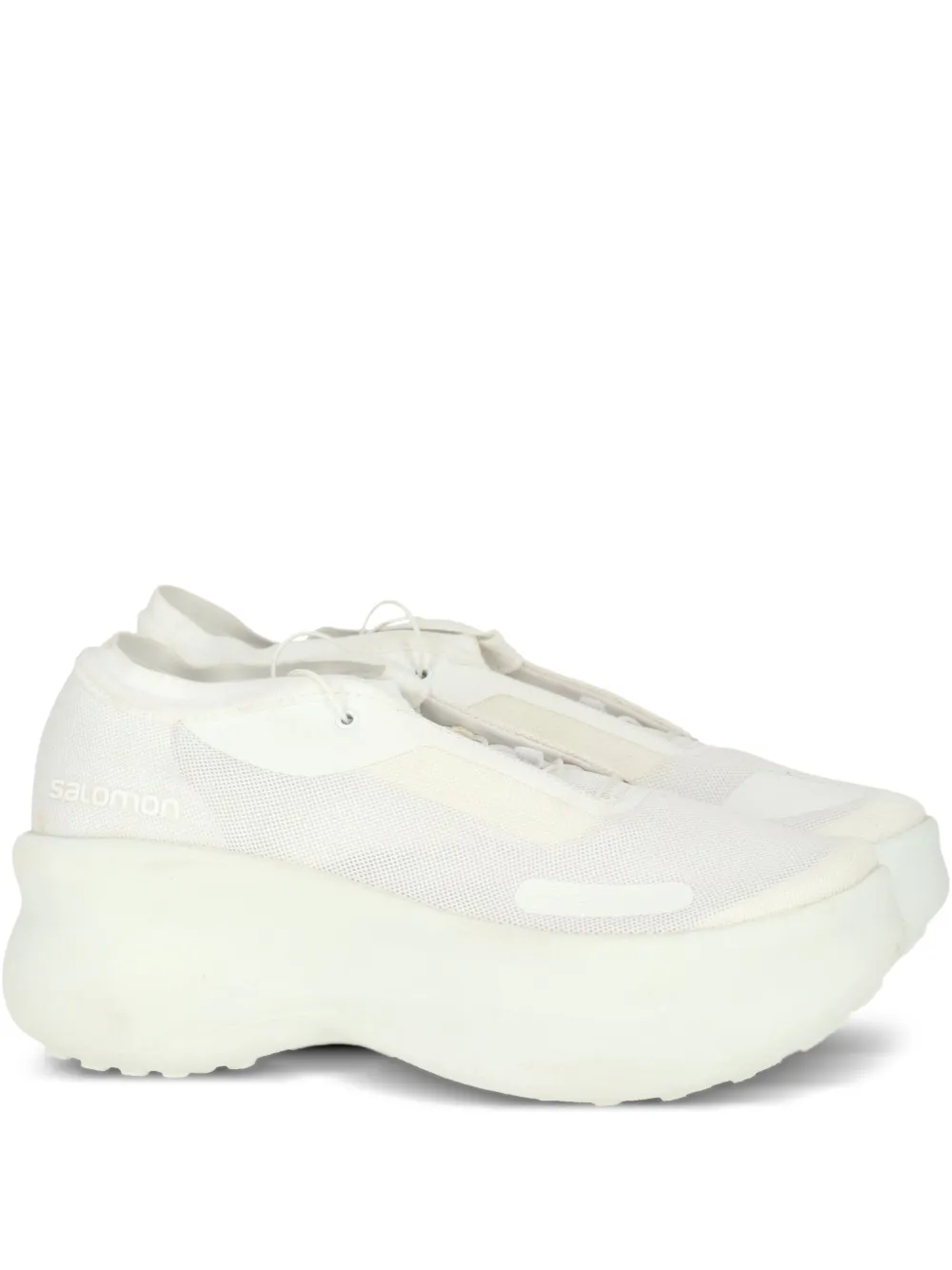 Salomon x Comme Des Garçons lace-up platform sneakers White
