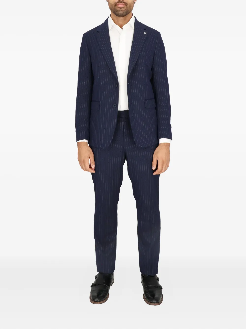 pinstripe suit