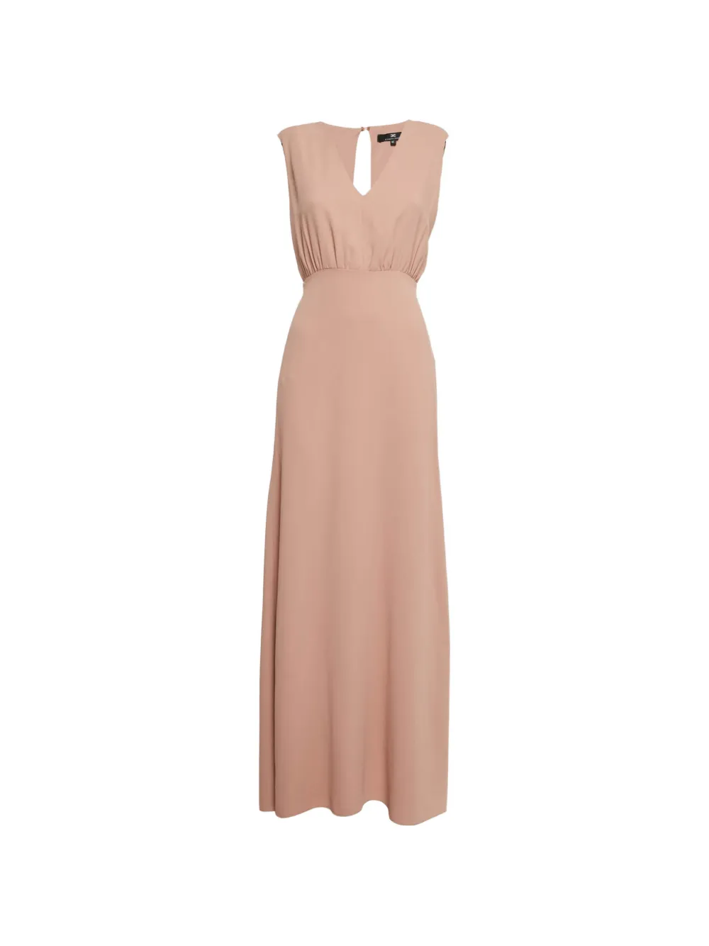 Elisabetta Franchi Abito lungo smanicato - Rosa
