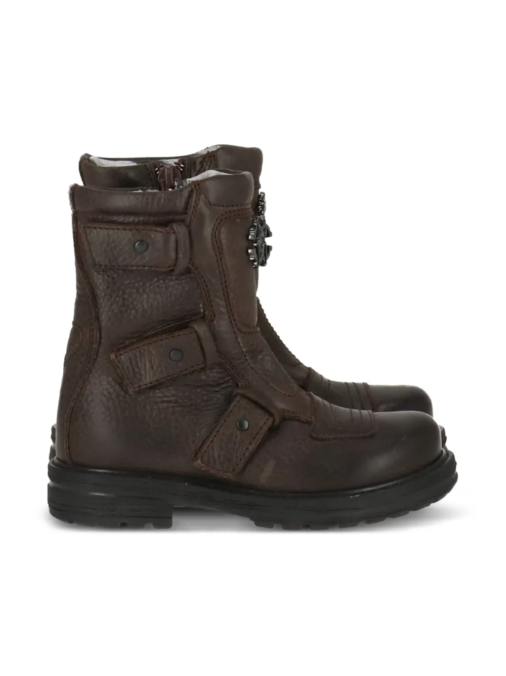 Roberto Cavalli Junior leather boots | Teen Boy Shoes | Image 2