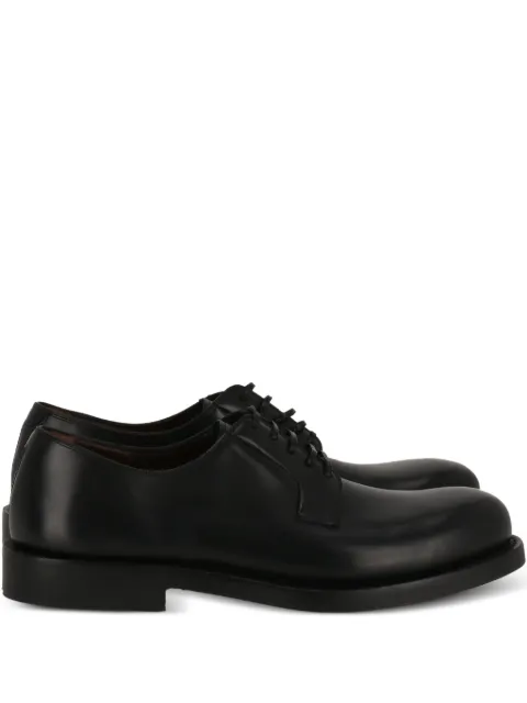 Ferragamo leather derby shoes