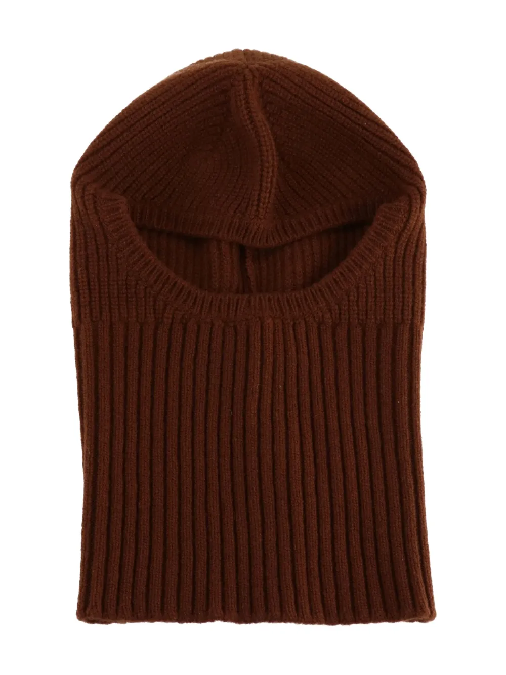 Tod's ribbed balaclava - ブラウン Tod's ribbed balaclava - ブラウン