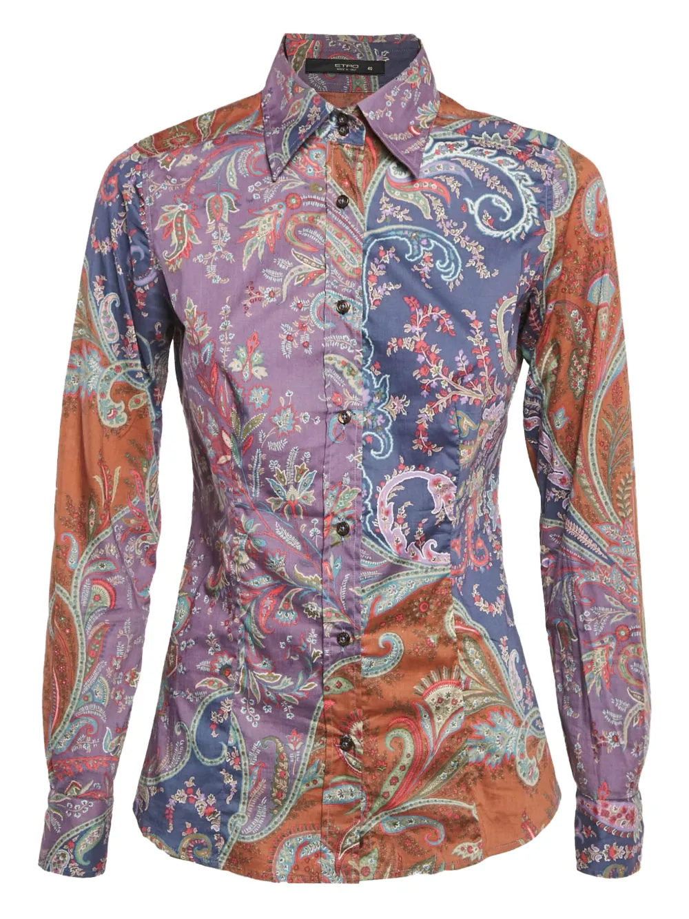 Etro Pre-Owned camisa con estampado de cachemira | morado | Image 1