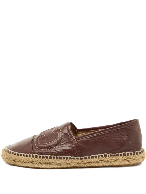 Carolina Herrera Vintage leather espadrilles 