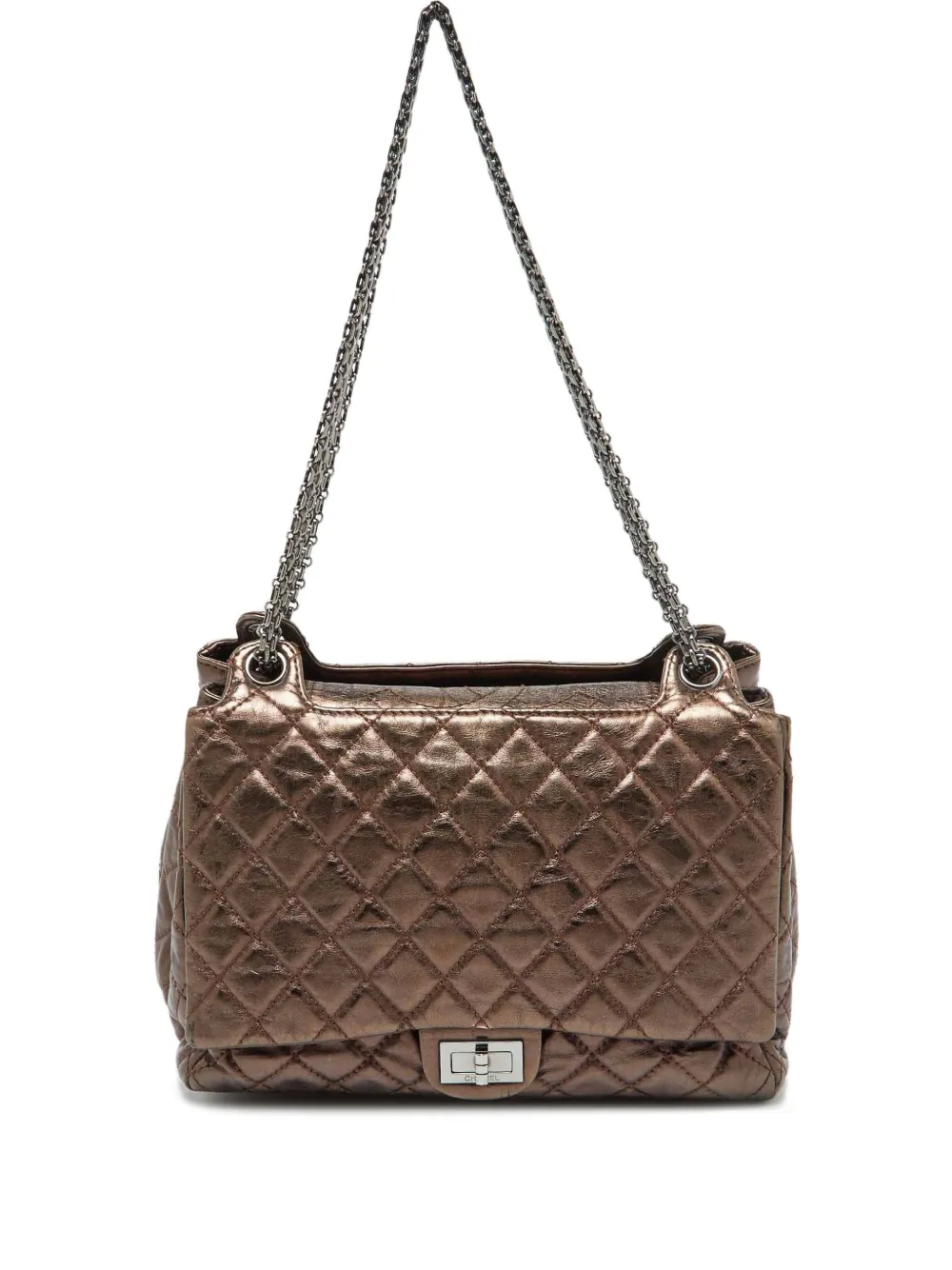 CHANEL Pre-Owned Borsa a spalla Classic Flap - Marrone