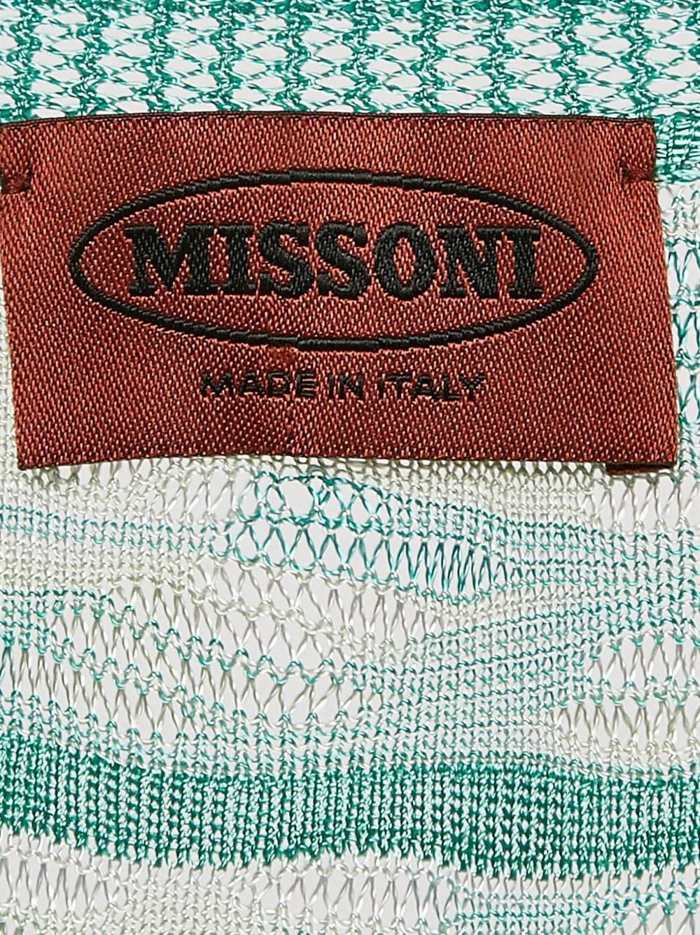 Pre-owned Missoni Wave Knitted Dress