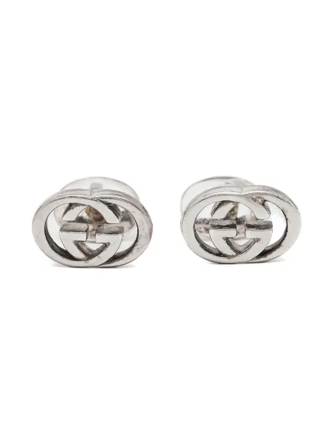 Gucci Pre-Owned GG-plaque cufflinks