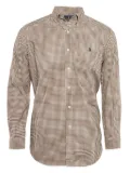 Ralph Lauren Vintage gingham-check long-sleeve shirt - Brown