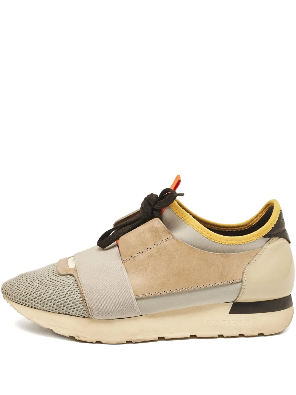 Balenciaga Pre-Owned panelled sneakers | Neutrals | Image 1