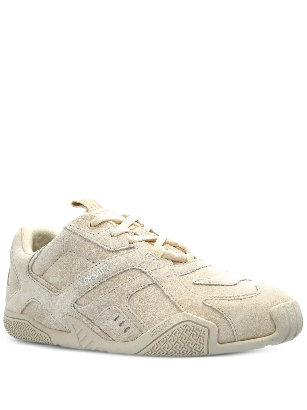 Versace suede sneakers Neutrals