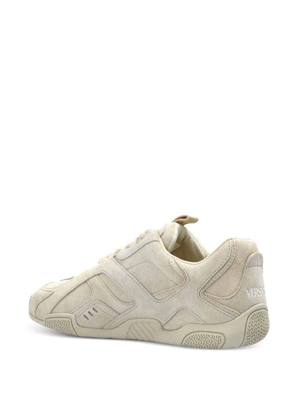 Versace suede sneakers Neutrals