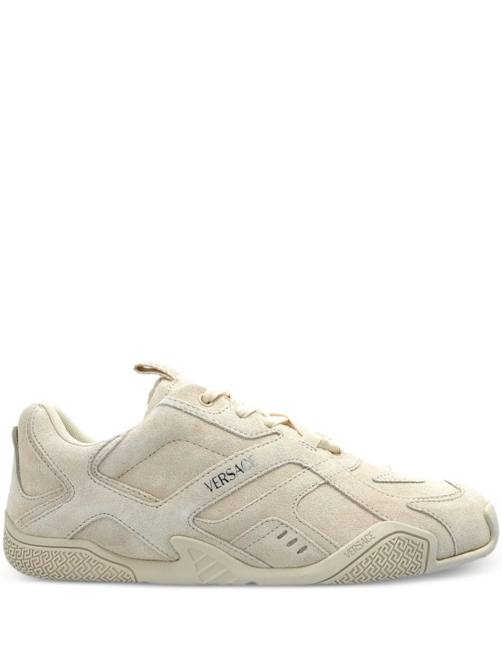 Versace suede sneakers Neutrals