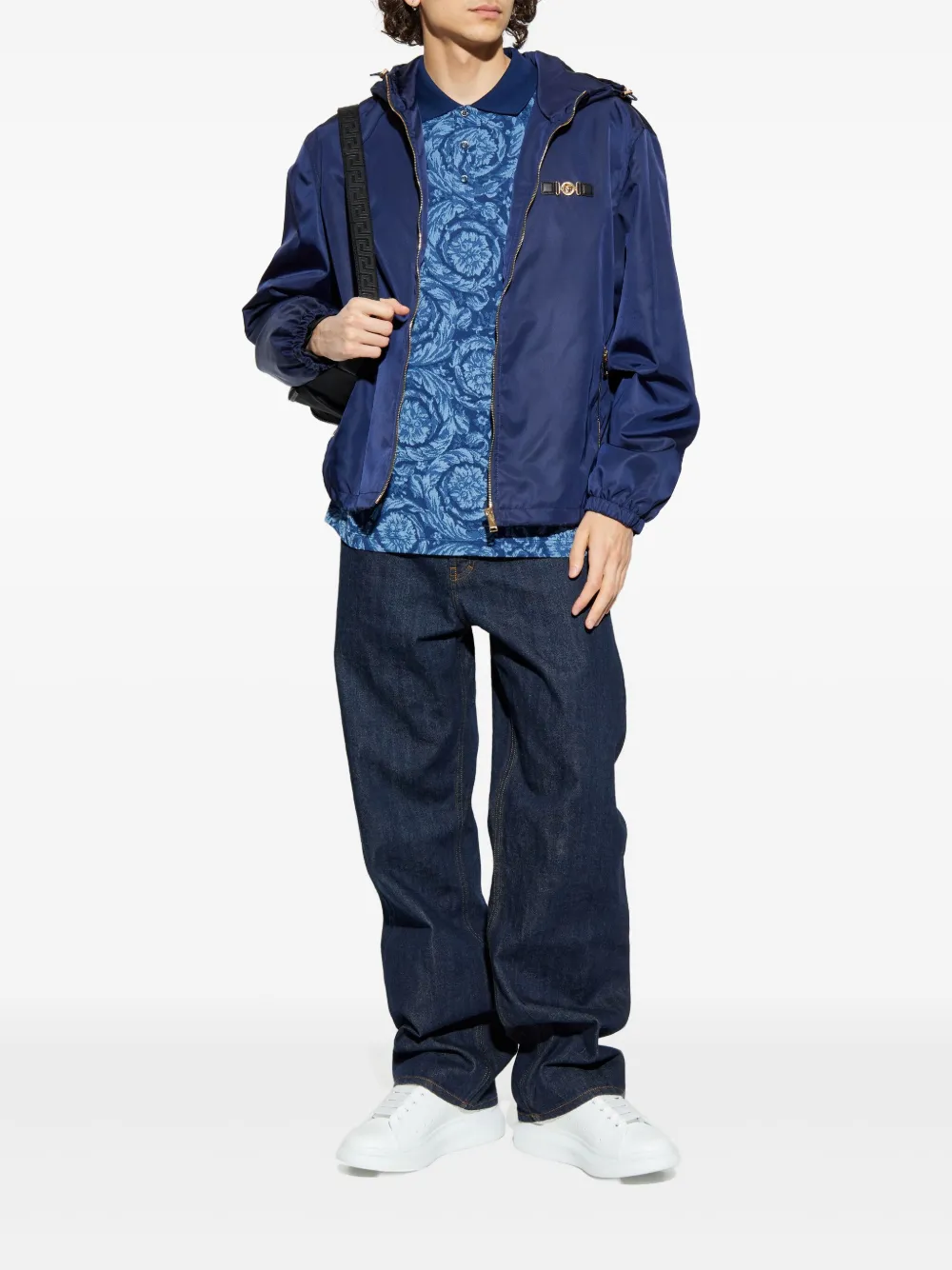 Versace hooded zip-up bomber jacket | Bomber Jackets | Image 2