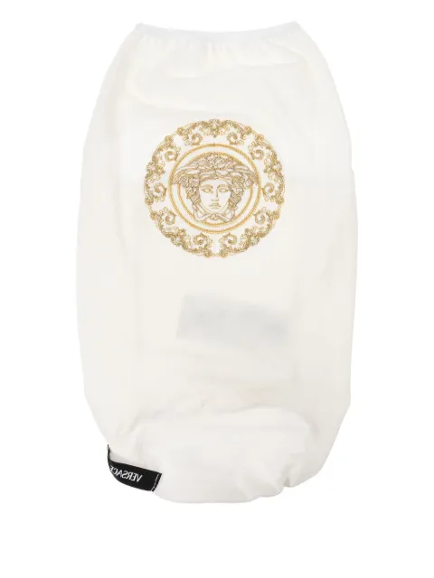 Versace روب إستحمام بتطريز رأس ميدوسا