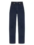 Casablanca logo-patch jeans - Blue