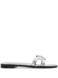 Versace Medusa Head sandals - Silver