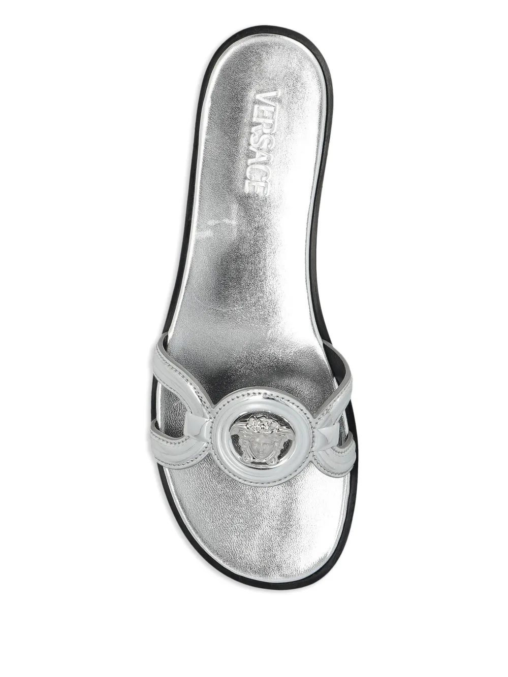 Versace Medusa Head sandals Silver