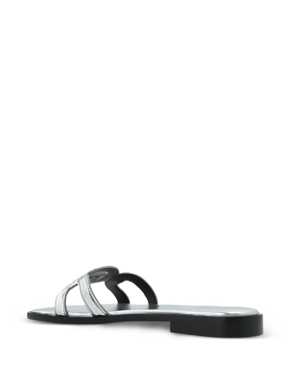 Versace Medusa Head sandals Silver